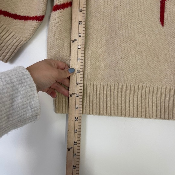 En Saison Anthropologie Merrill Short-Sleeve Crop Sweater Women's Size Small - Picture 8 of 8